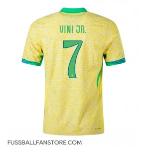 Brasilien Vinicius Junior #7 Replik Heimtrikot Copa America 2024 Kurzarm